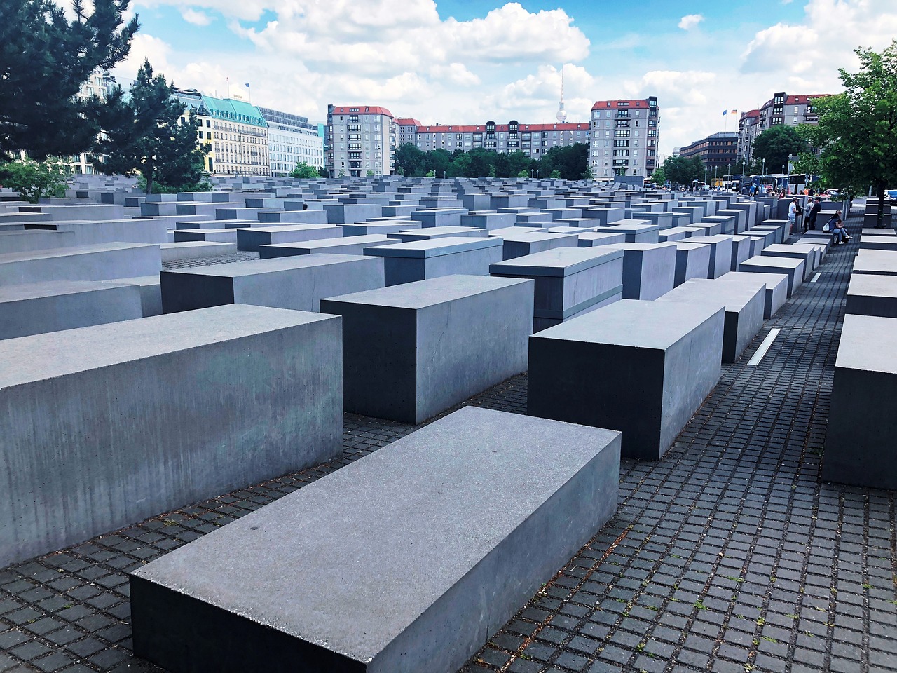 germany  berlin  holocaust memorial free photo