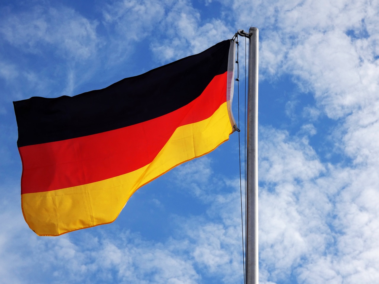 germany  flag  black red gold free photo