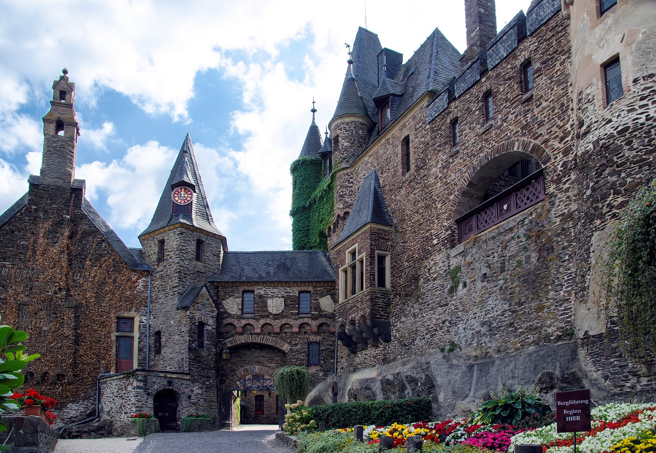 germany  cochem  imperial castle free photo