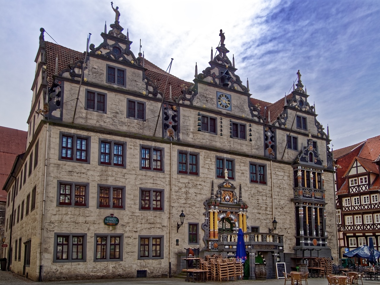 germany  hannoversch-münden  town hall free photo