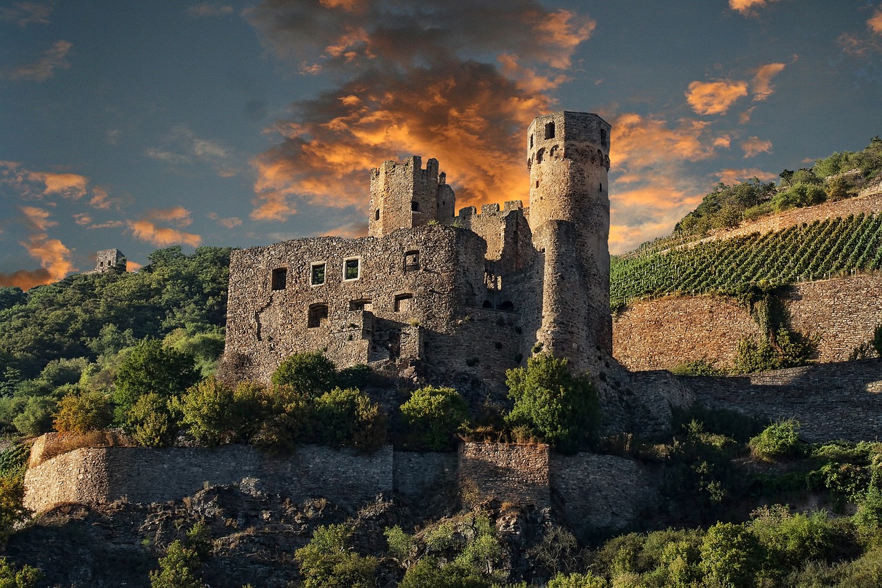 germany rhine castle free photo