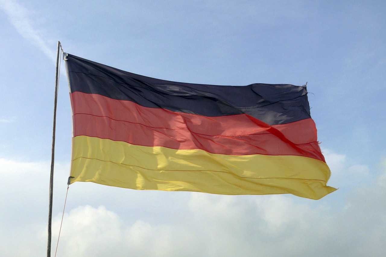 germany flag flag black red gold free photo