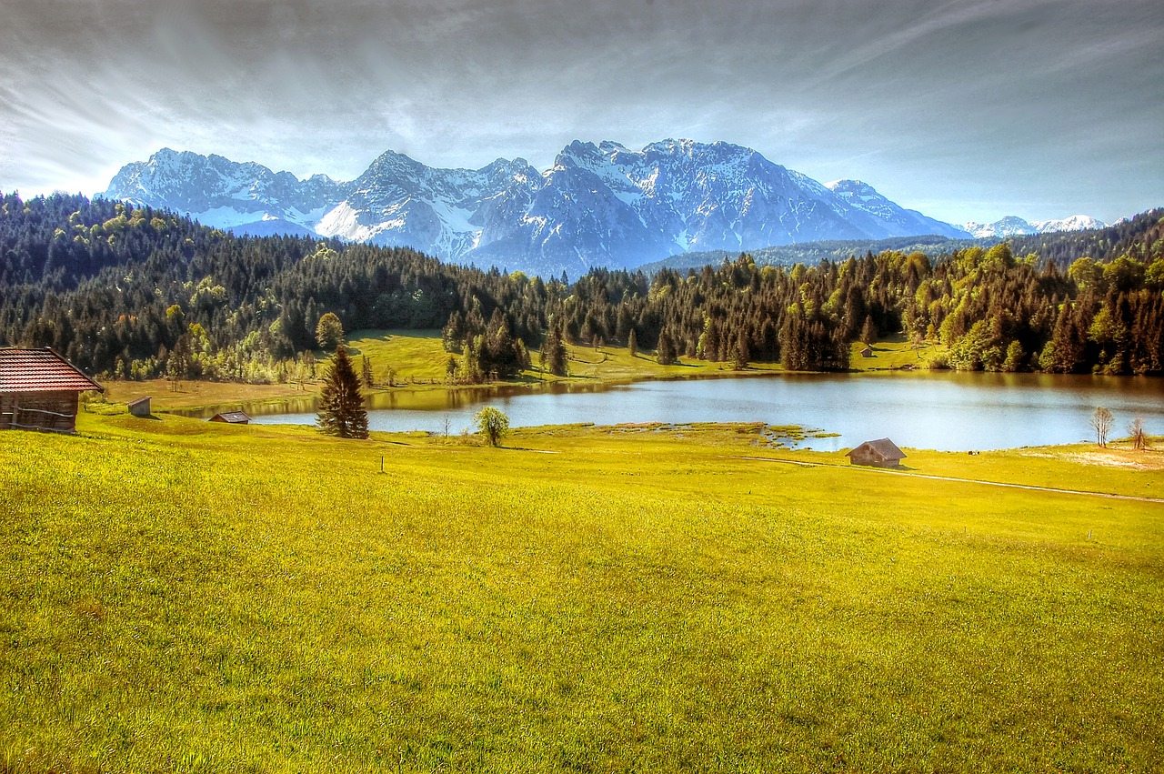 geroldsee  bavaria  karwendel free photo