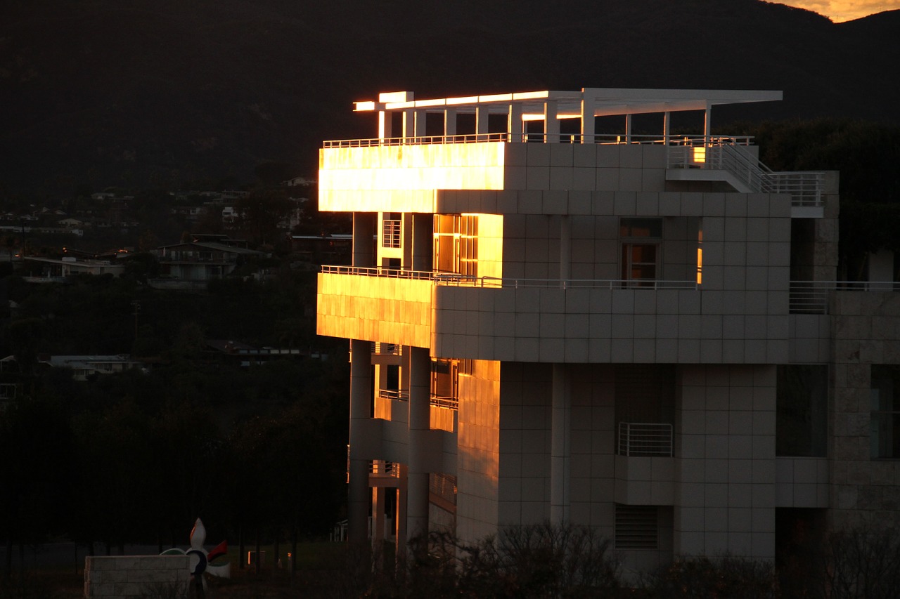 getty center building exterior free photo