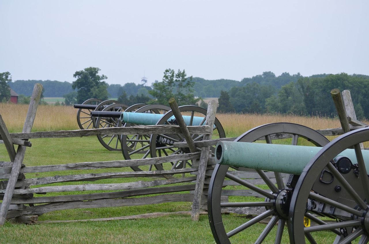gettysburg civil war cannon free photo