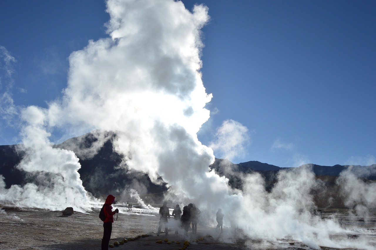 geyser atacama chile free photo