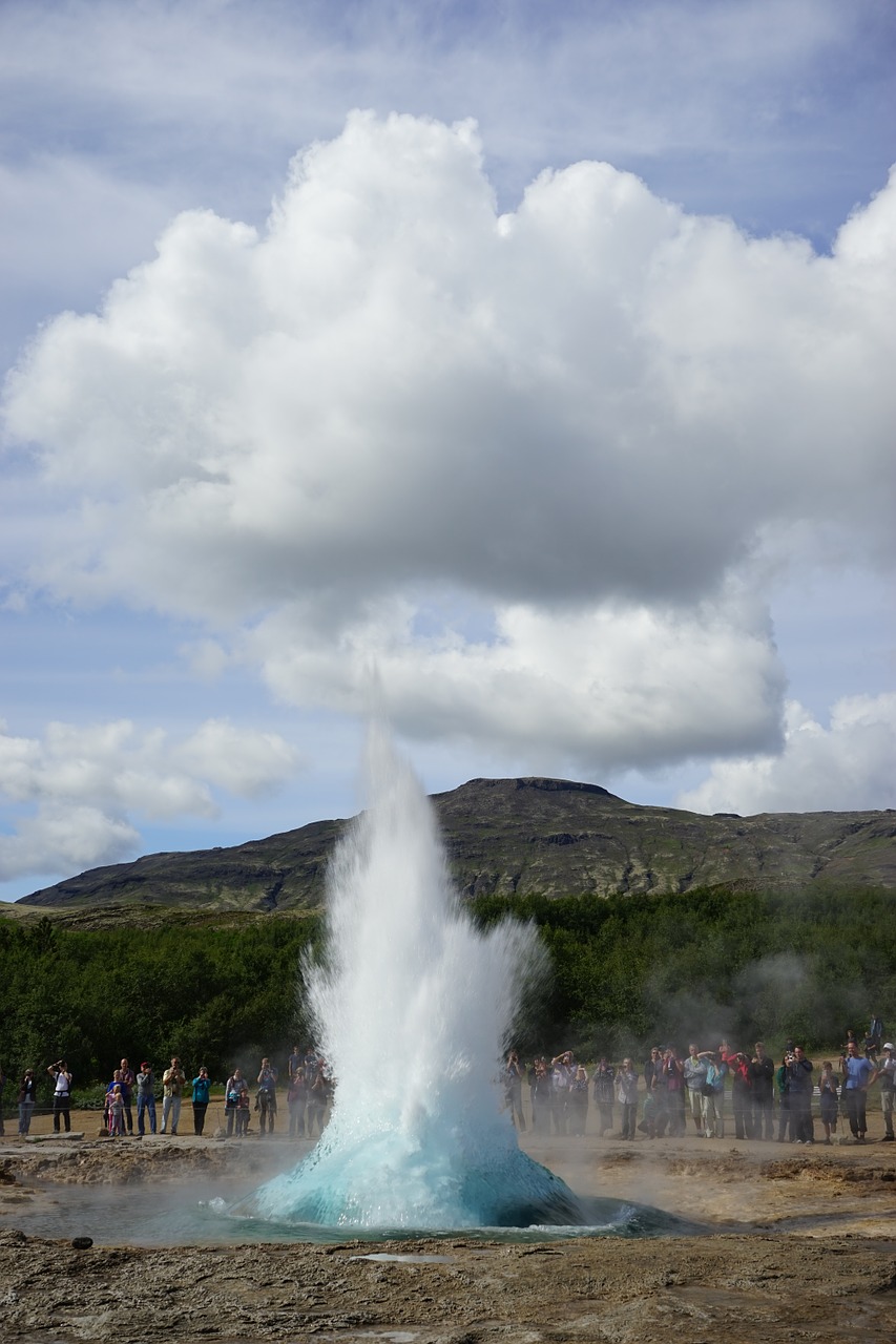 geyser strokkur iceland free photo