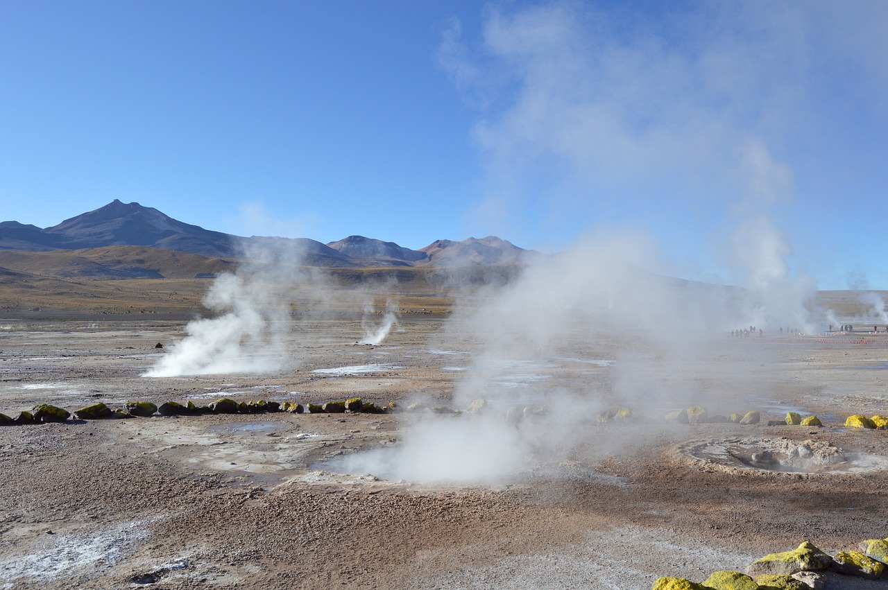 geysers atacama desert chile free photo