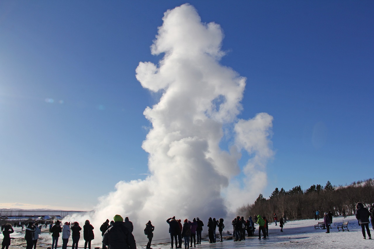 geysir hot springs geysers free photo