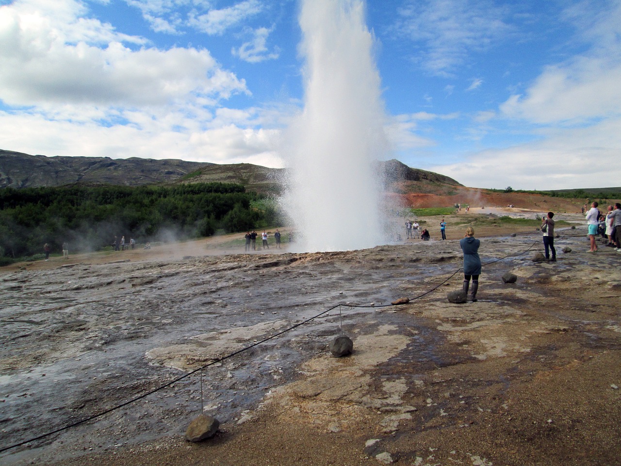 geysir iceland europe free photo