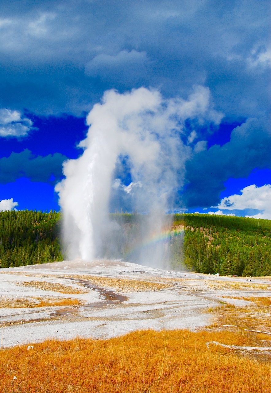 geysir old faithful aspen free photo