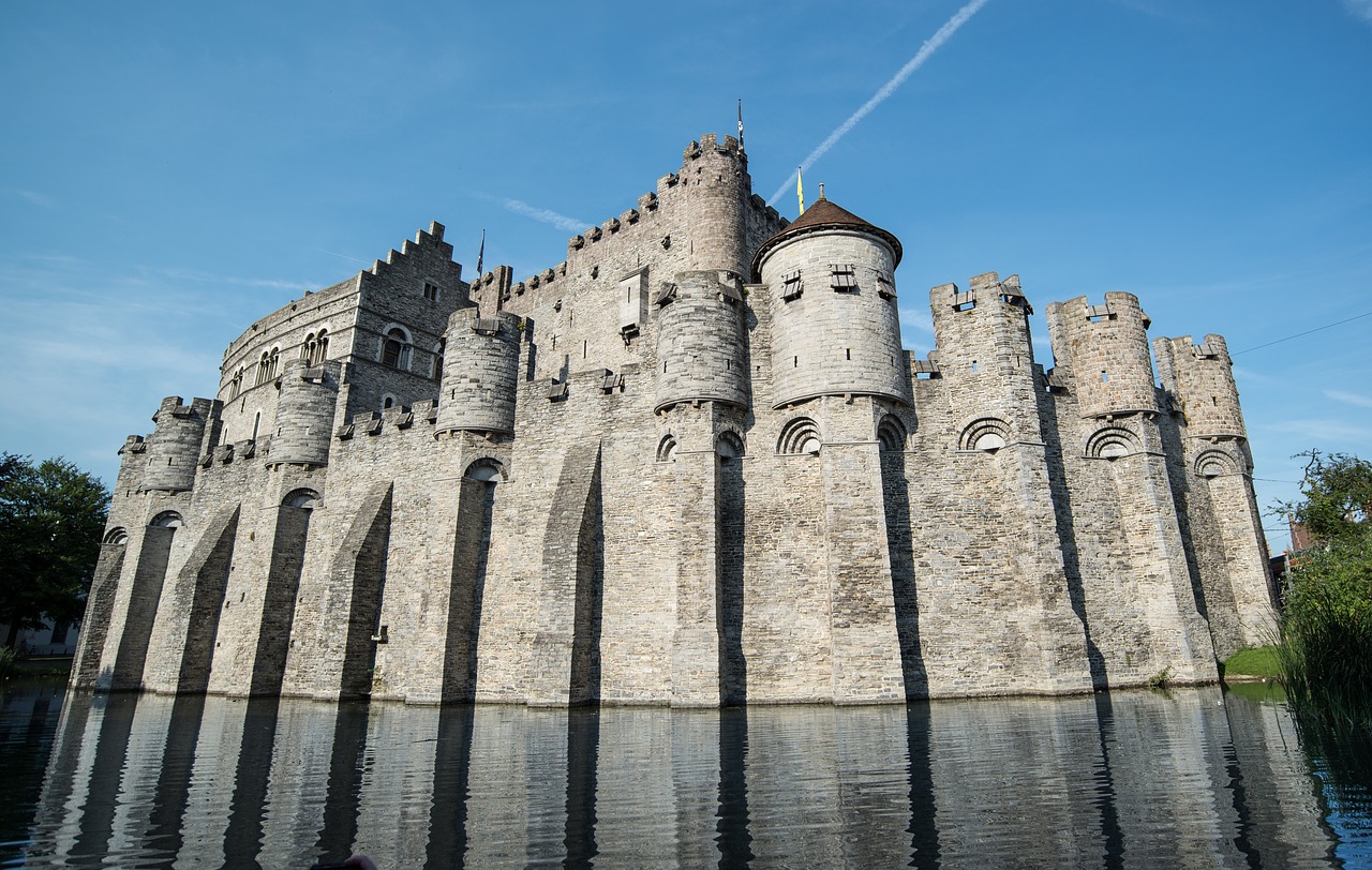 ghent castle medieval free photo