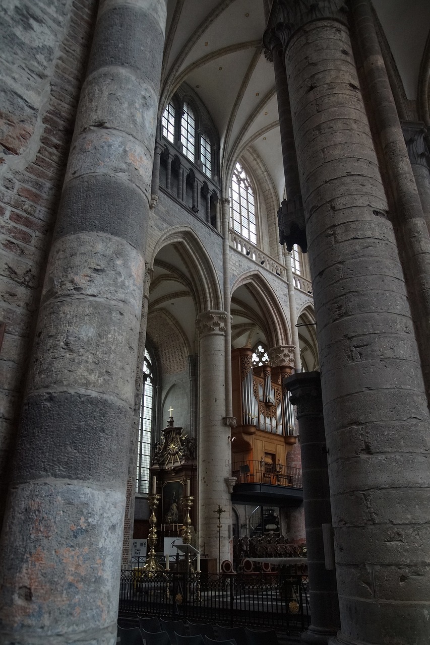 ghent belgium the church of st free photo