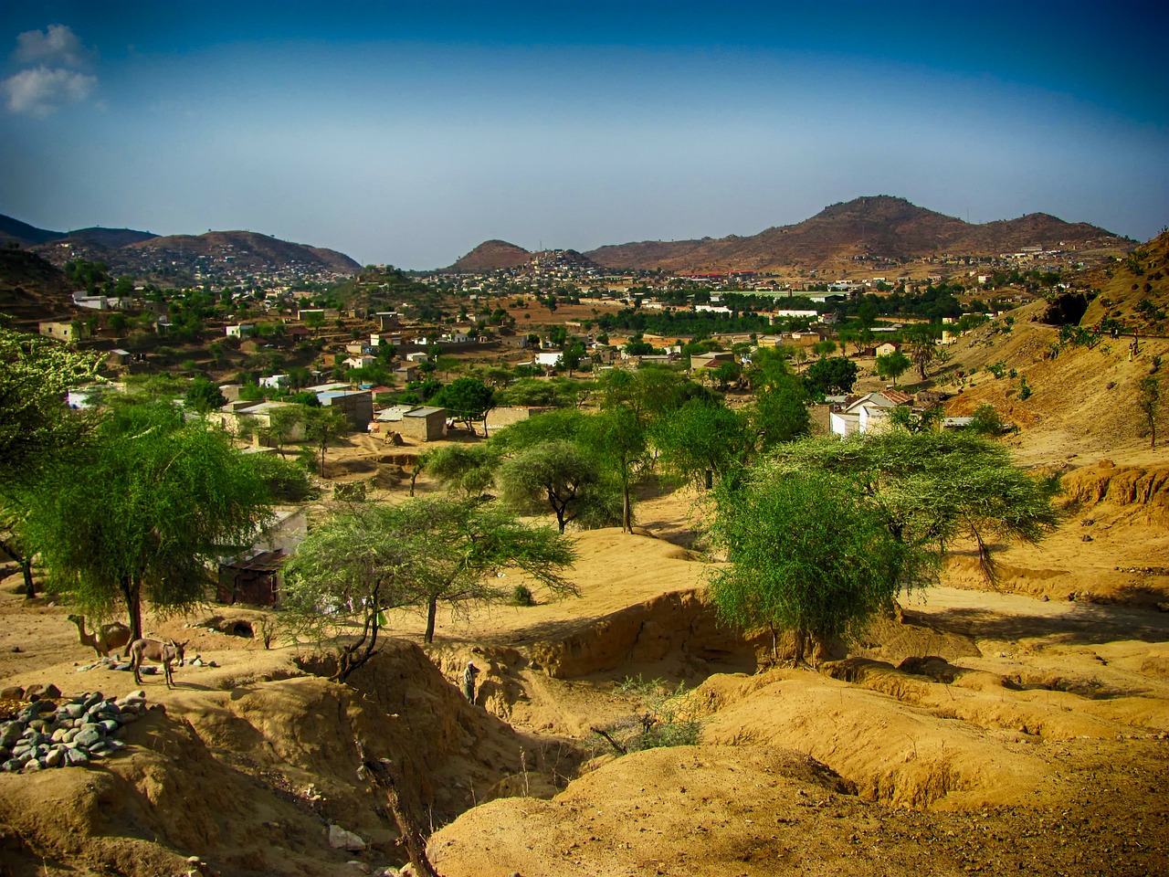 ghinda eritrea landscape free photo