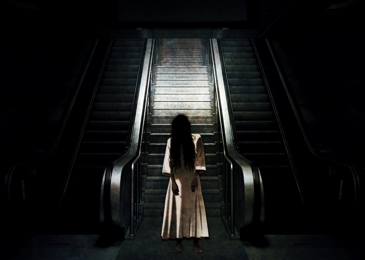 ghost escalator spirit free photo