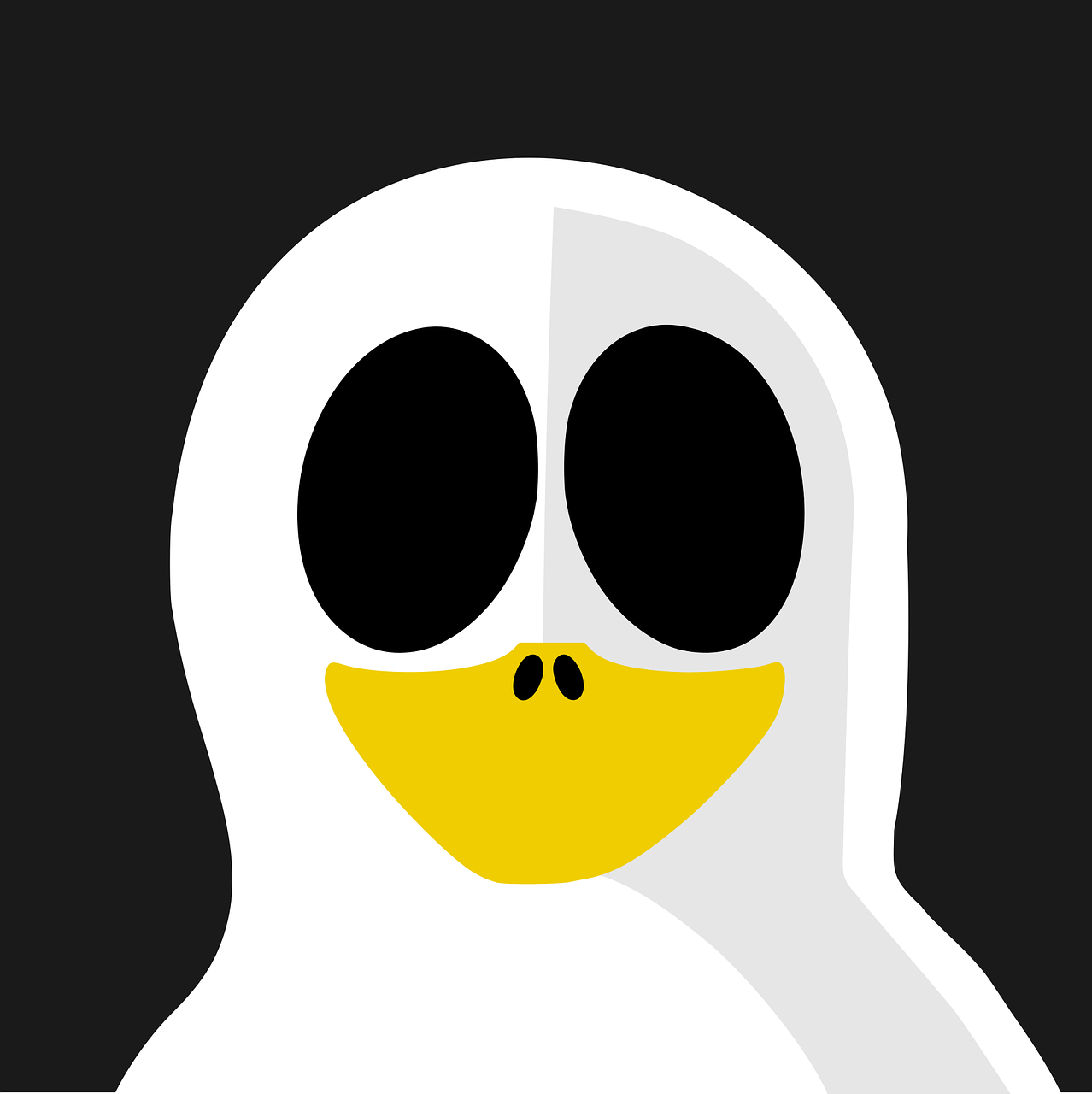 ghost tux vector free photo