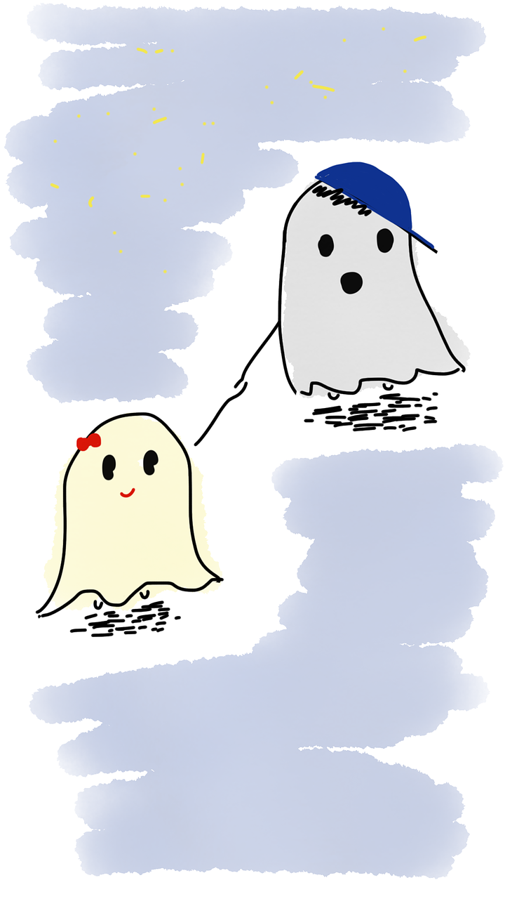 ghost halloween love free photo