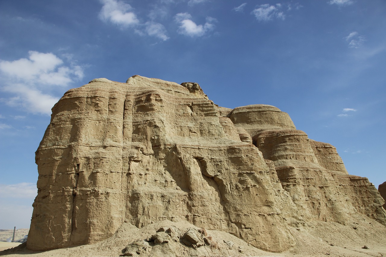 ghost city in xinjiang northern free photo