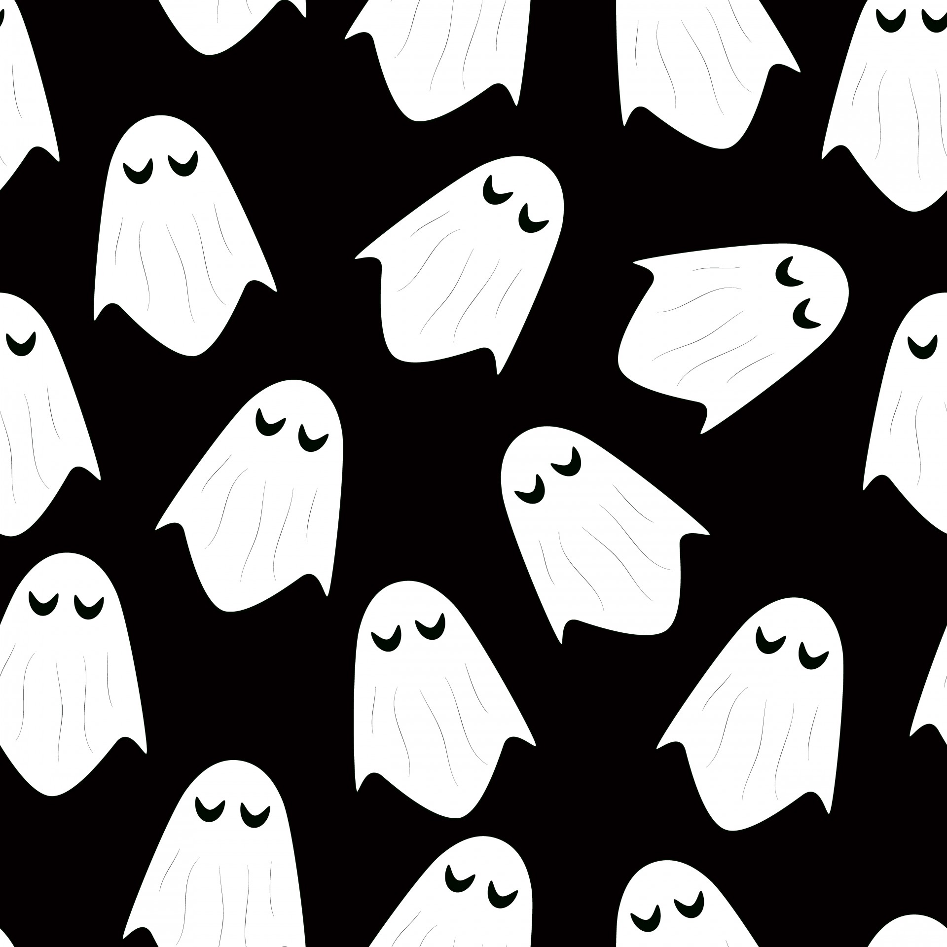 ghost pattern black free photo