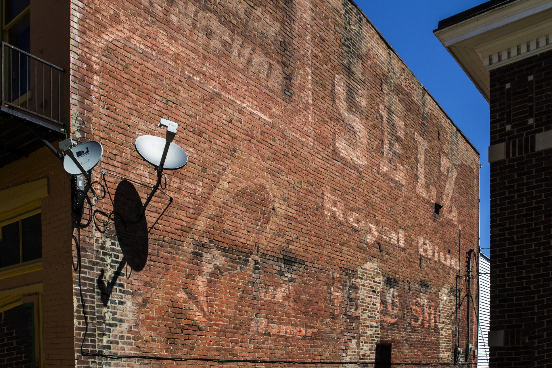 signs ghost sign old building free photo