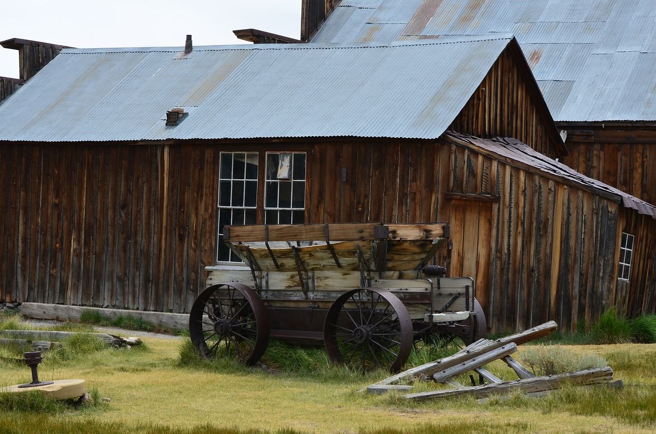 ghost town bodie rustic free photo