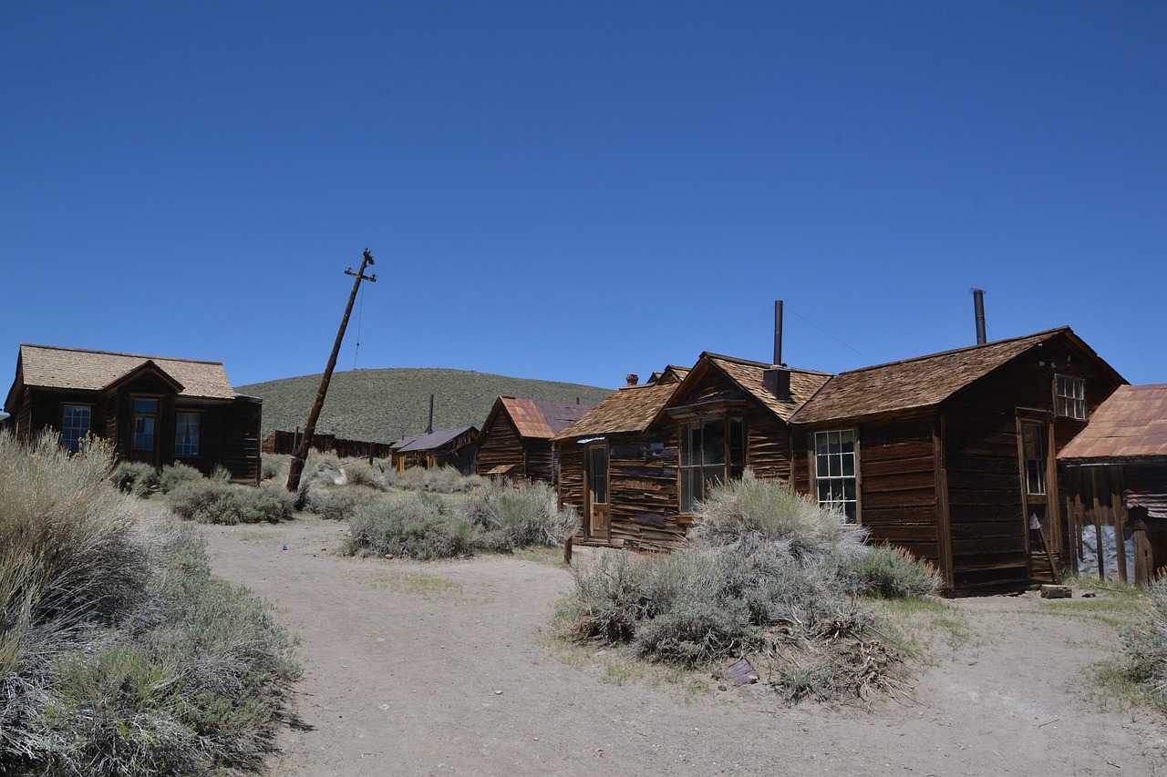 ghost town desert usa free photo