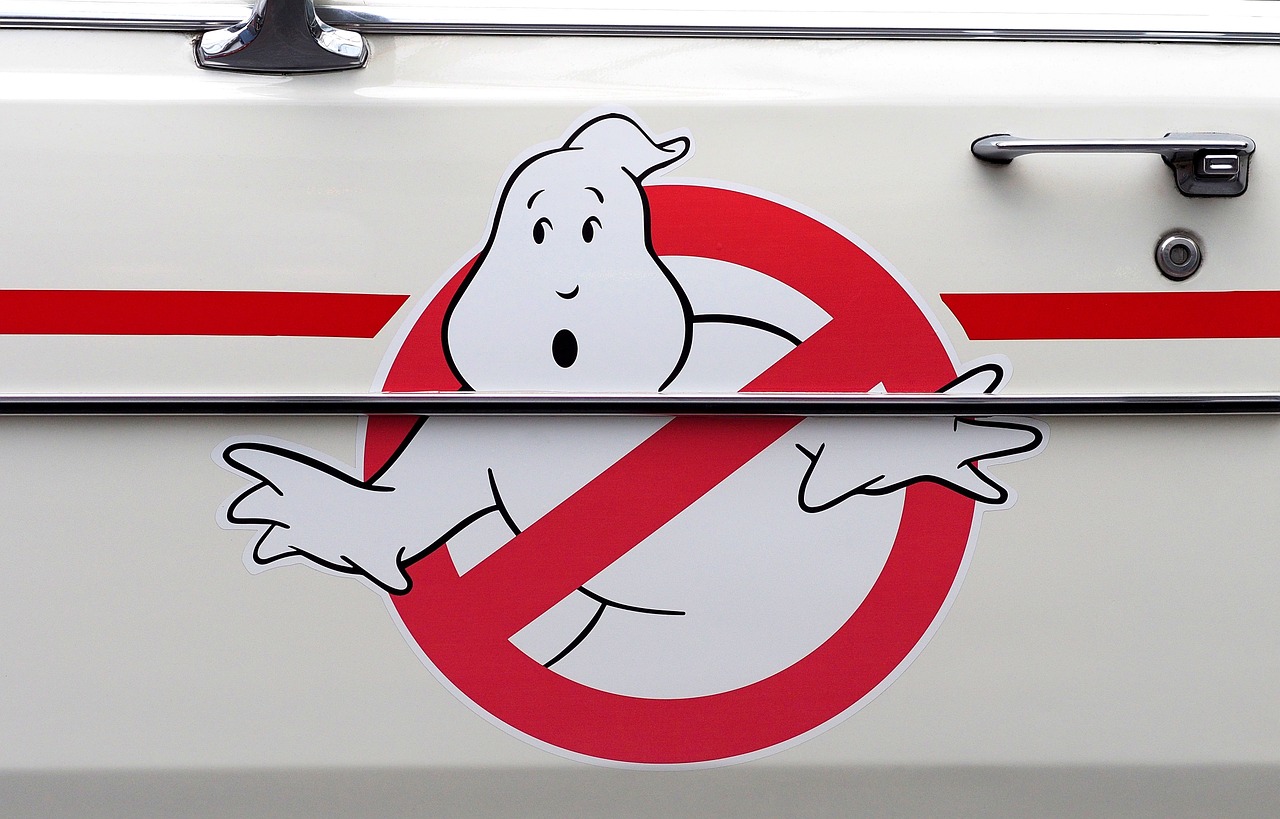 ghostbusters logo ecto-1 free photo