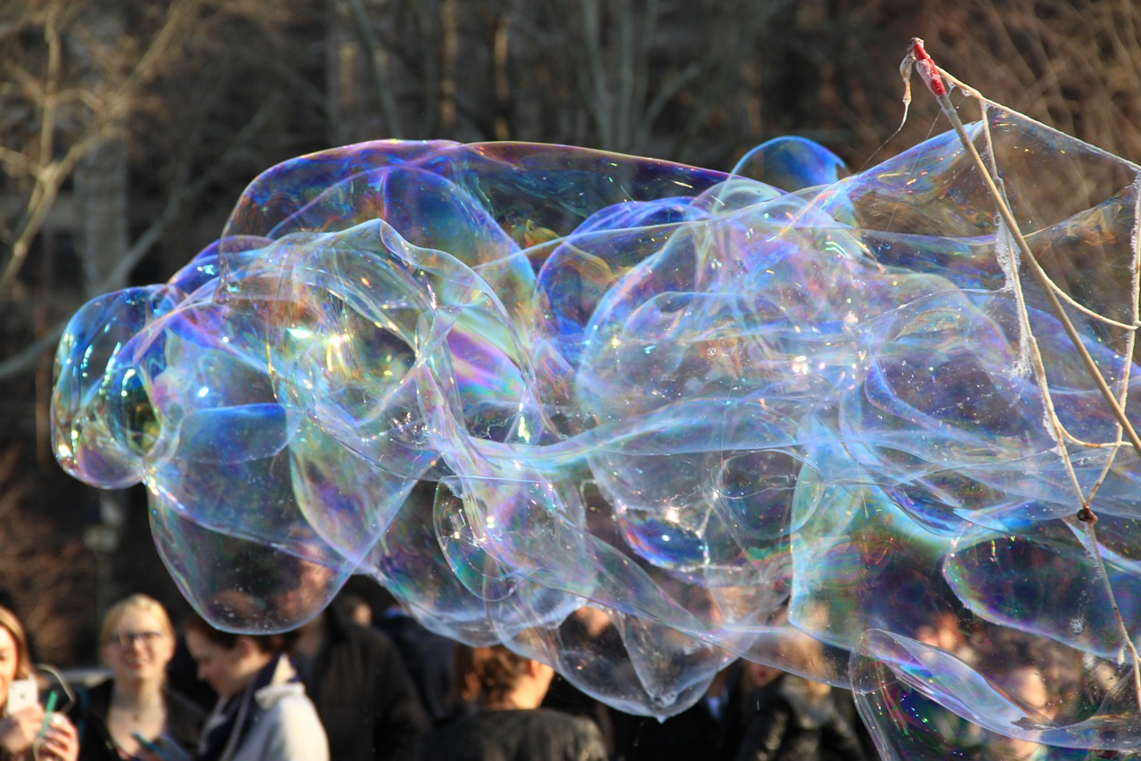 giant colorful bubble free photo