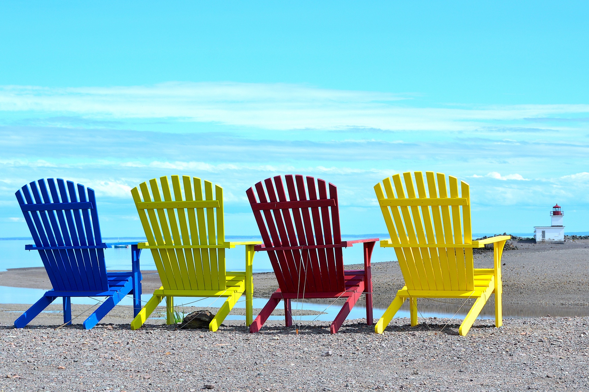 chairs red yellow free photo