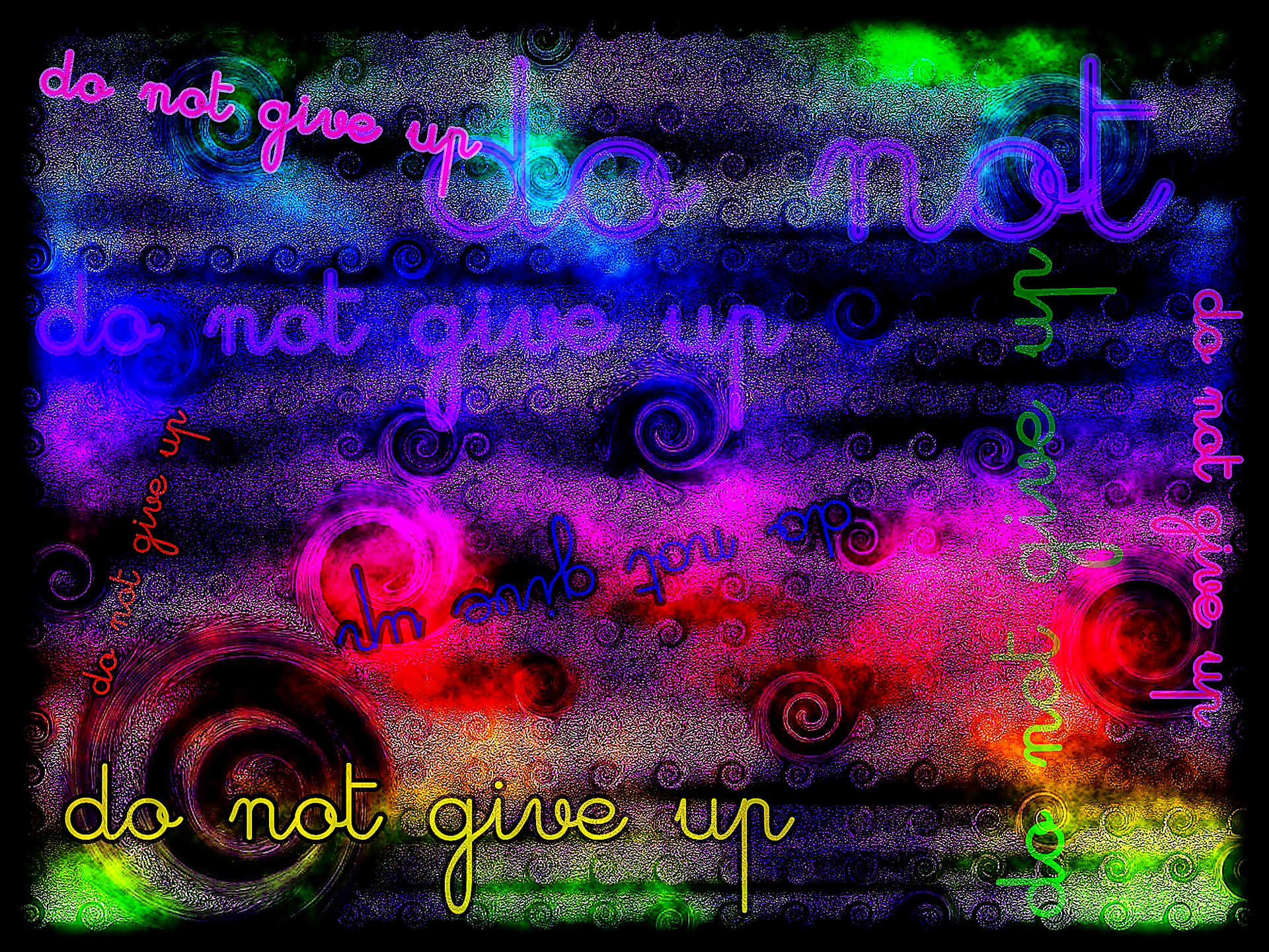background sauermaul do not give up! free photo