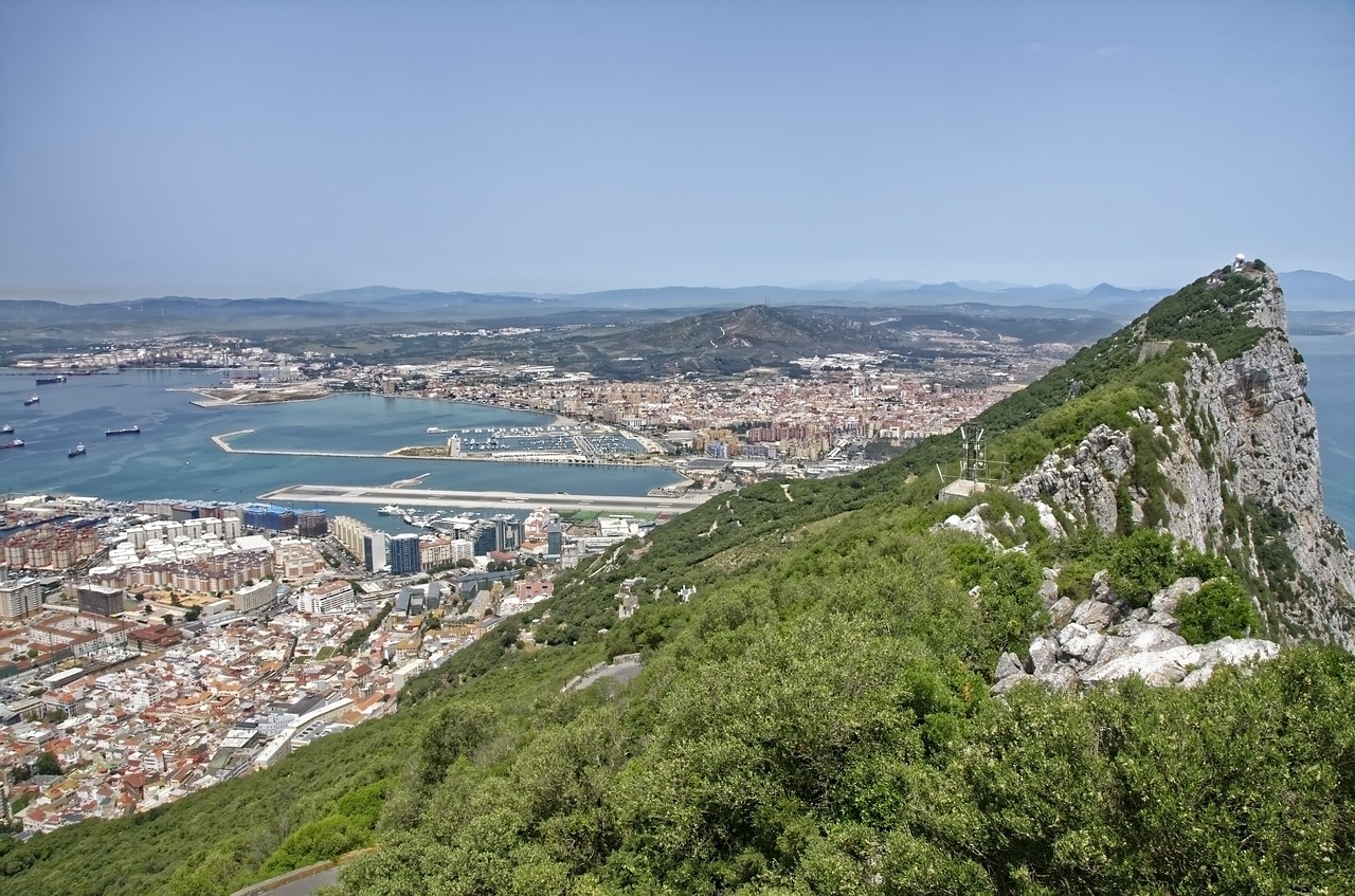 gibraltar  panorama  rock free photo