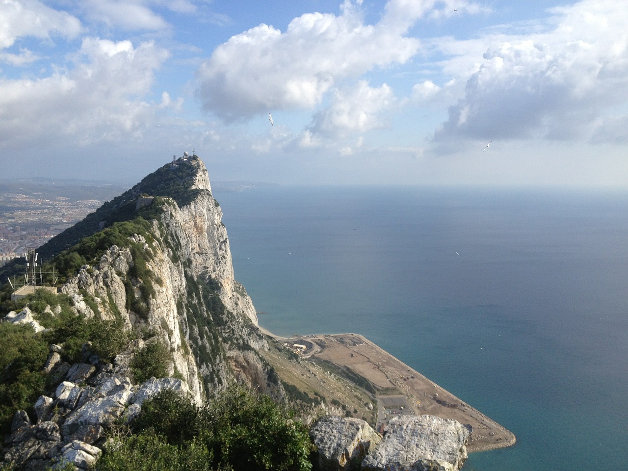 gibraltar rock travel free photo