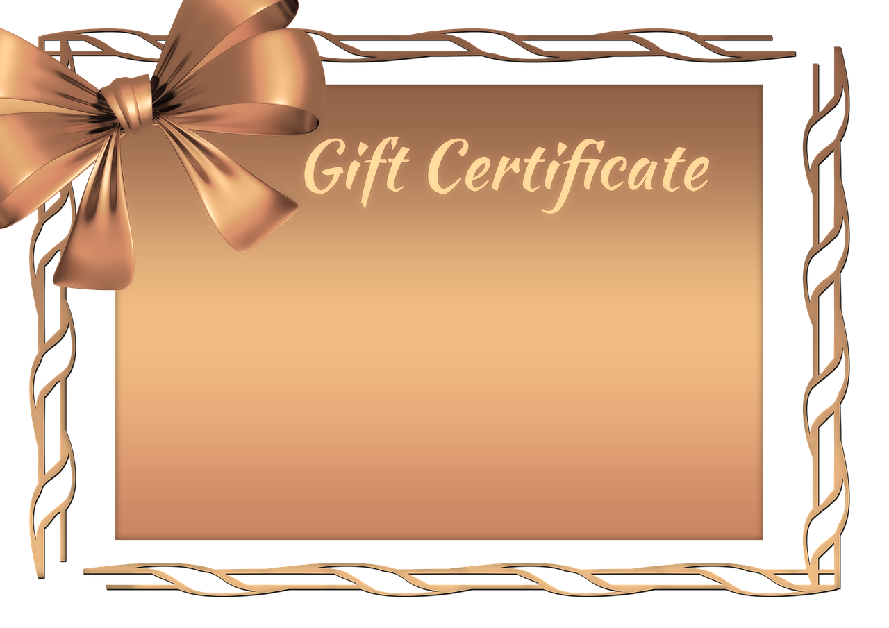 gift gift voucher coupon free photo