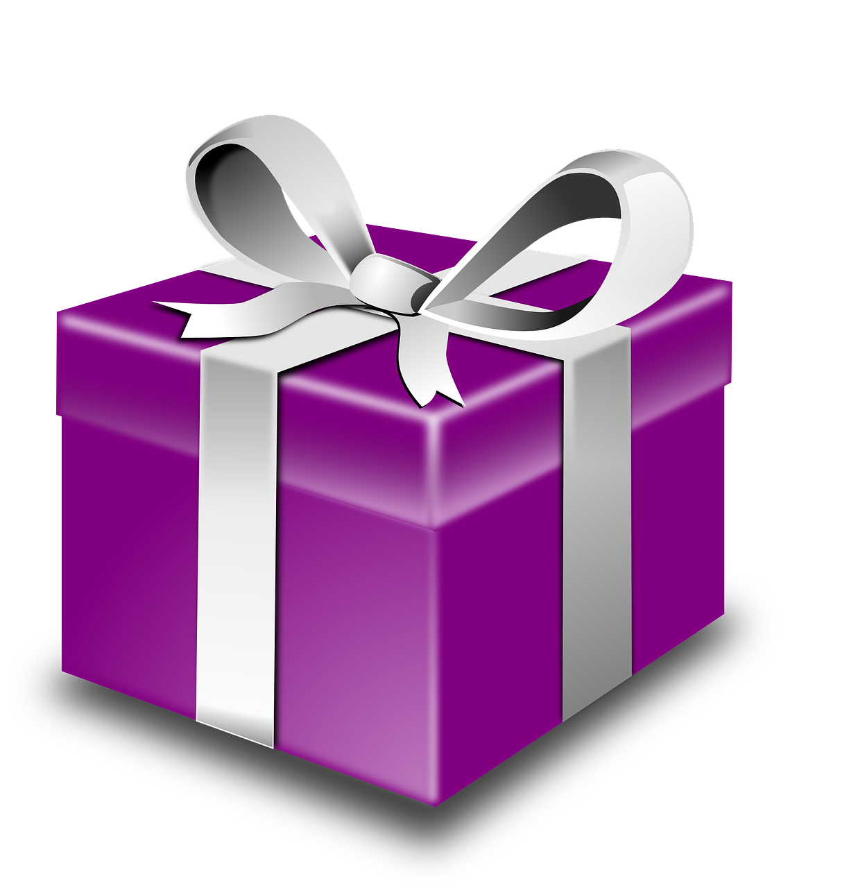 gifts wrapped purple free photo