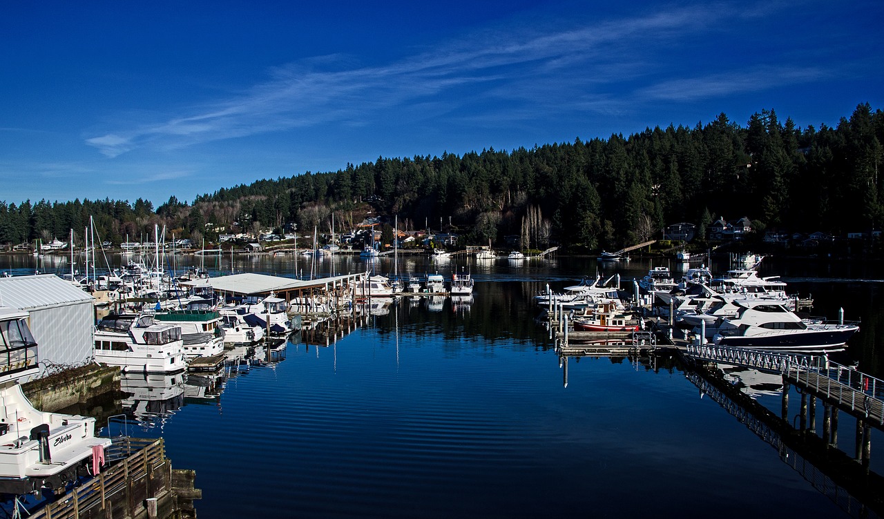 gig harbor washington usa  port  bay free photo