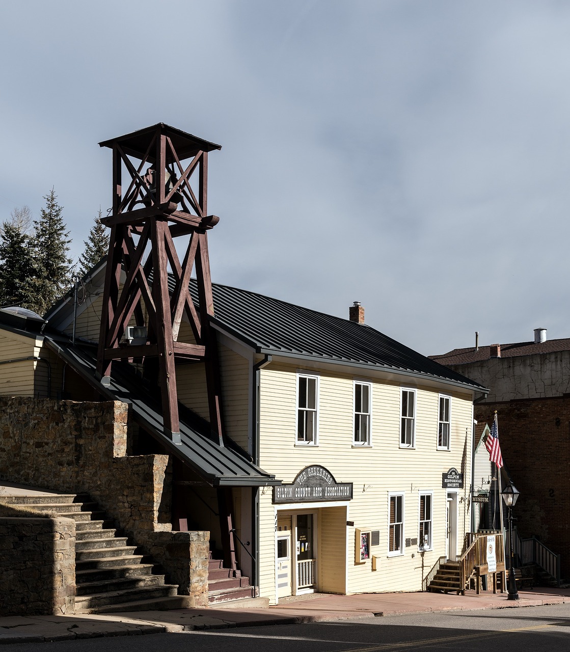 gilpin county arts building colorado derrick free photo