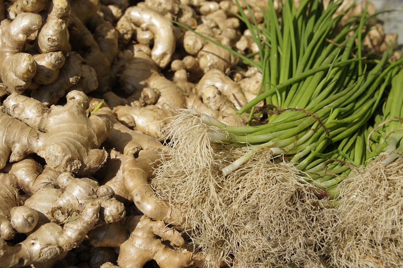 ginger  vegetables  healthy free photo