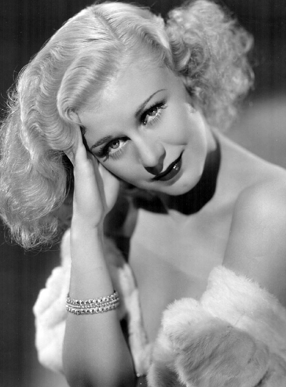 ginger rogers actress vintage free photo