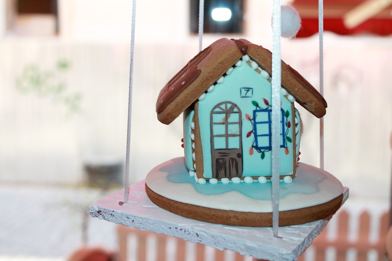 gingerbread  cottage  ornament free photo