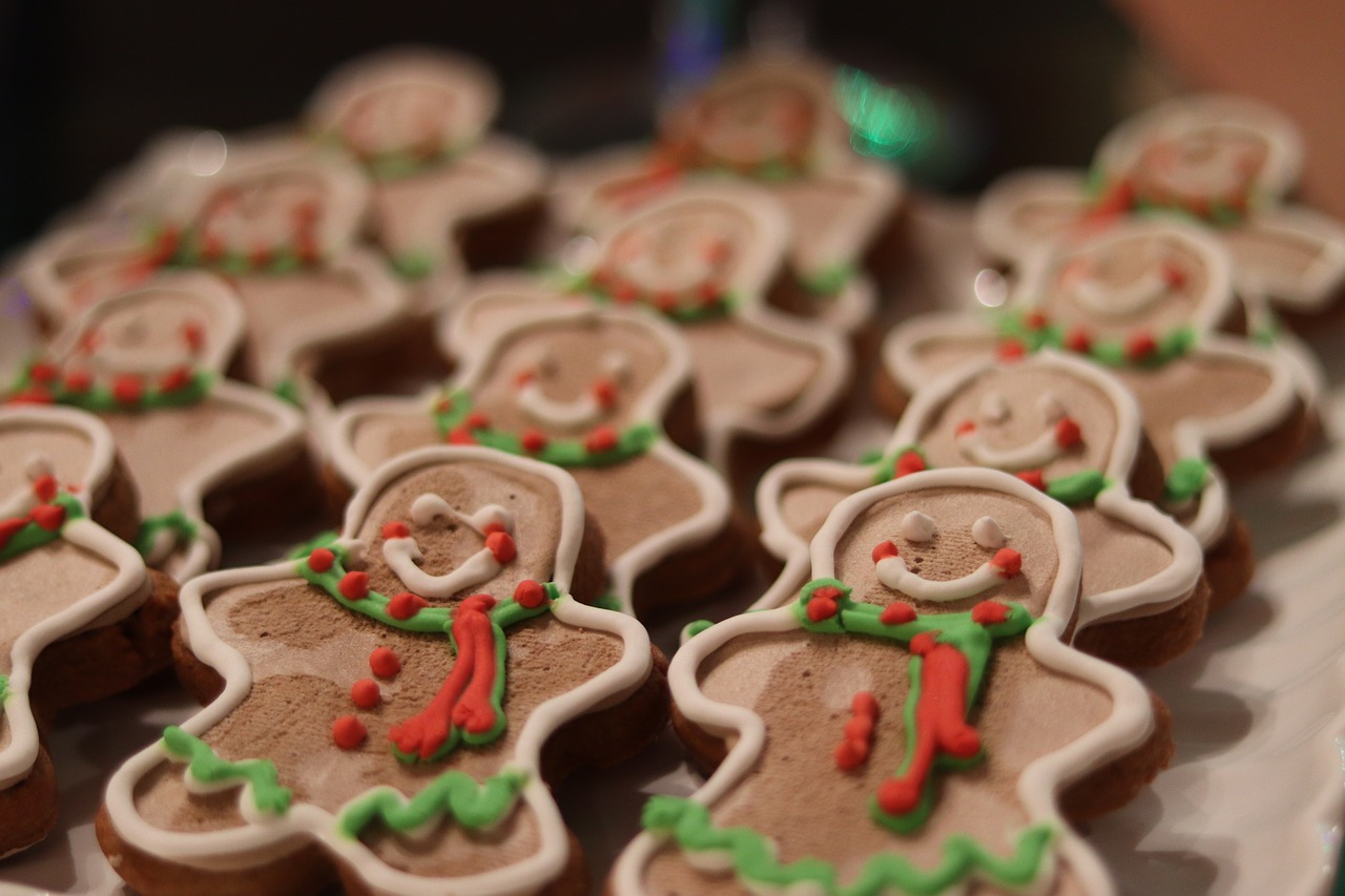 gingerbread  cookies  frosting free photo