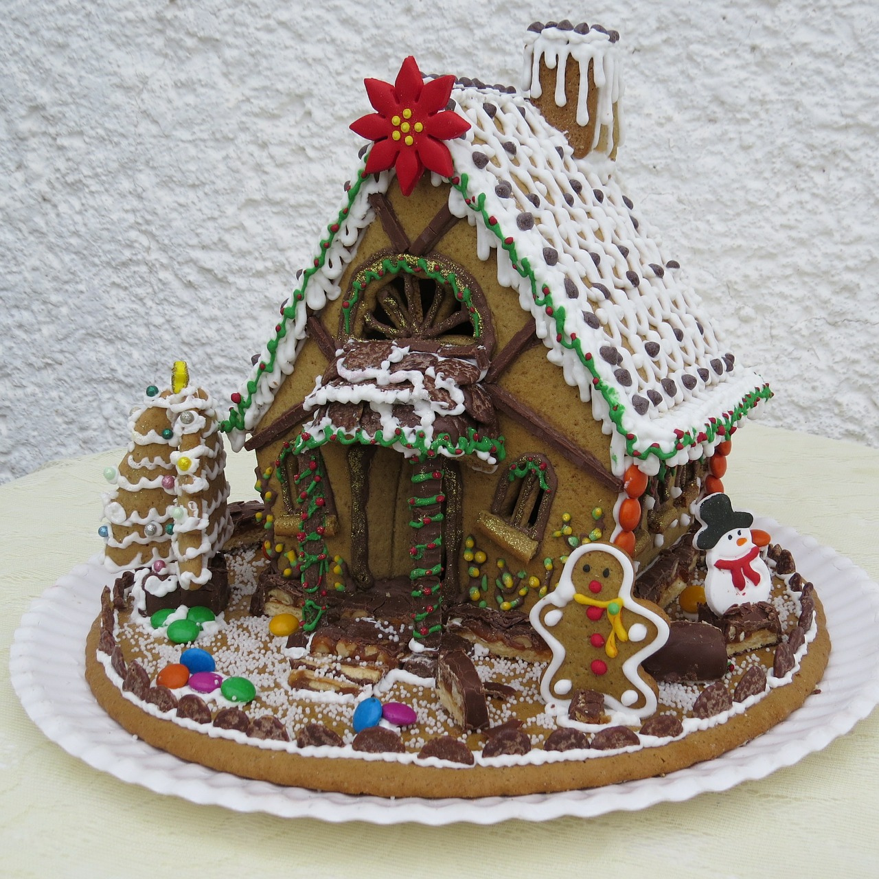 gingerbread house christmas pastries christmas free photo