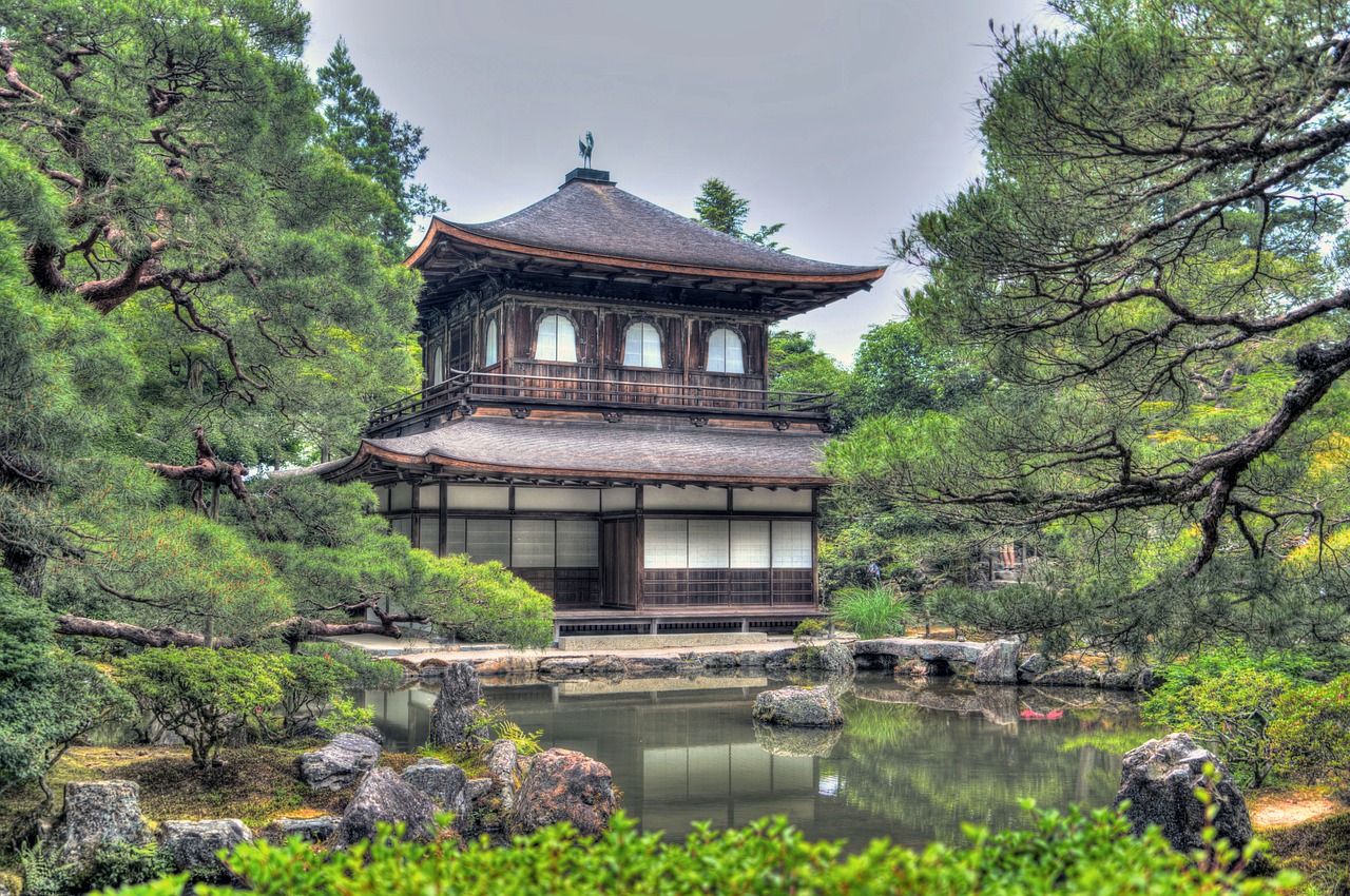 ginkaku-ji temple gardens kyoto free photo