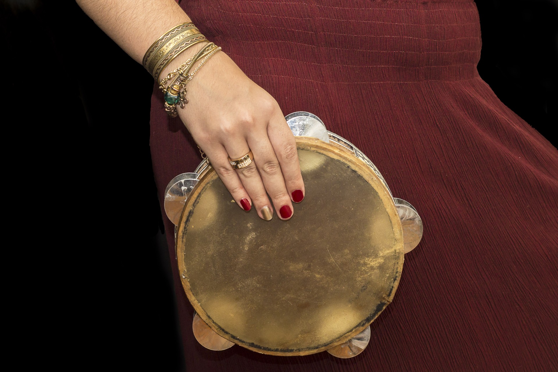 gipsy music tambourine free photo