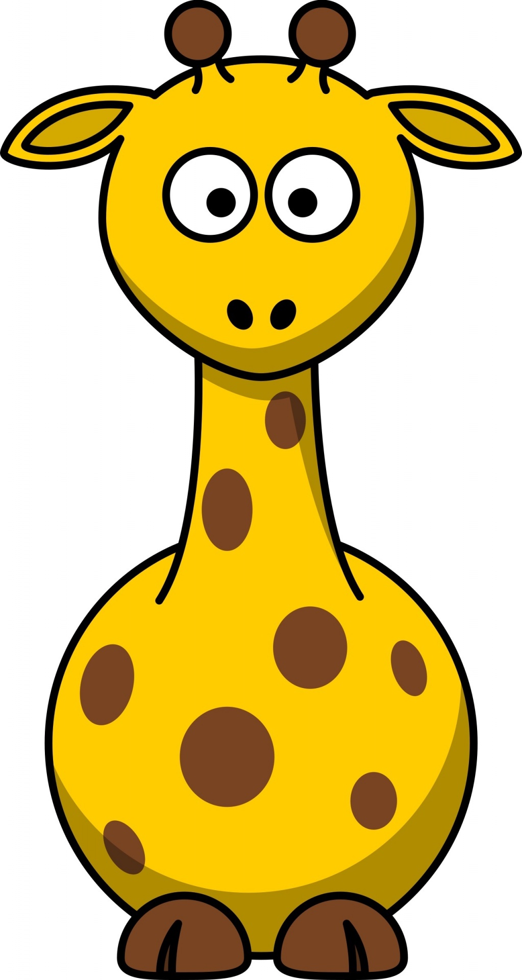 giraffe cartoon colorful free photo