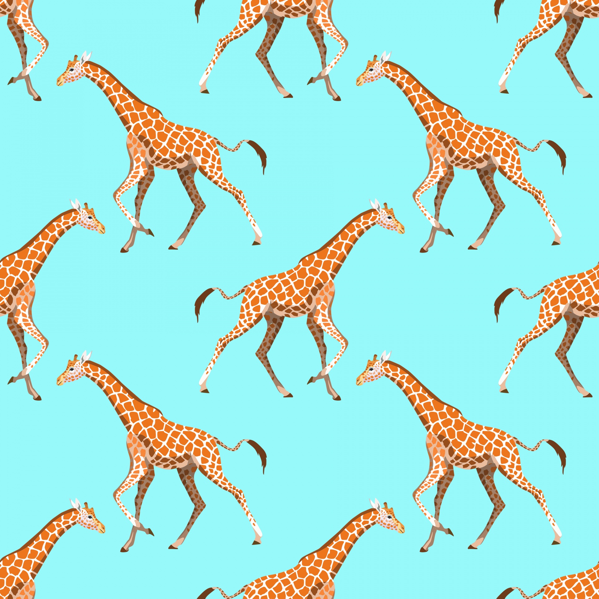 giraffe background illustration free photo