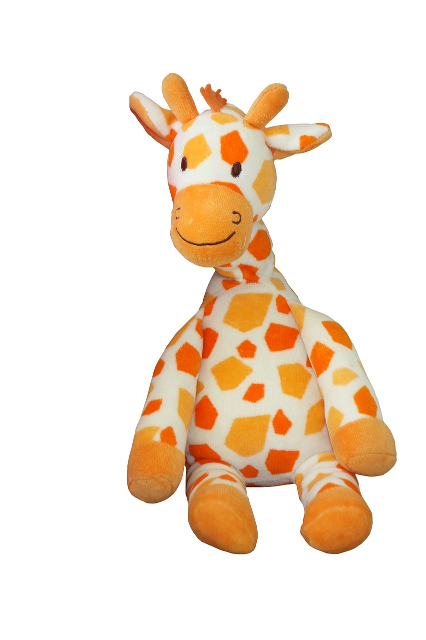 giraffe plush toy stuffed animal free photo