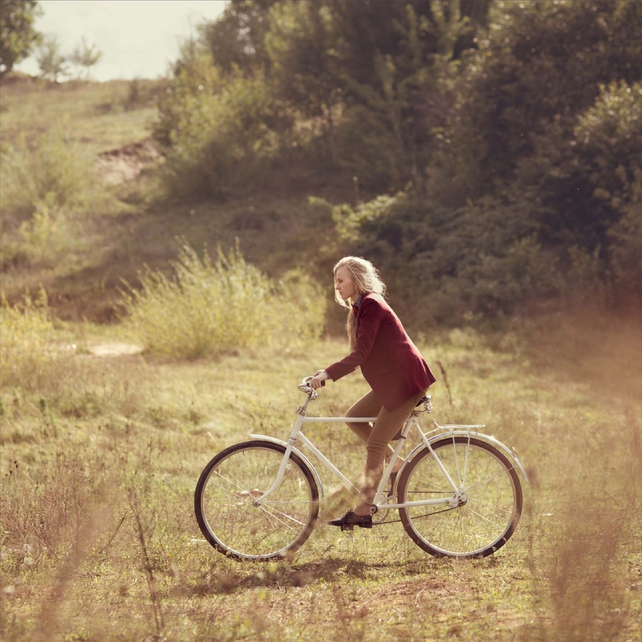 girl bike riding free photo