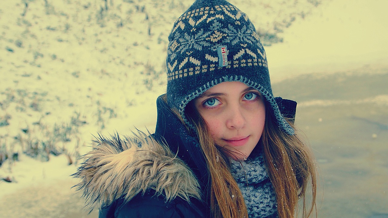 girl winter snow free photo