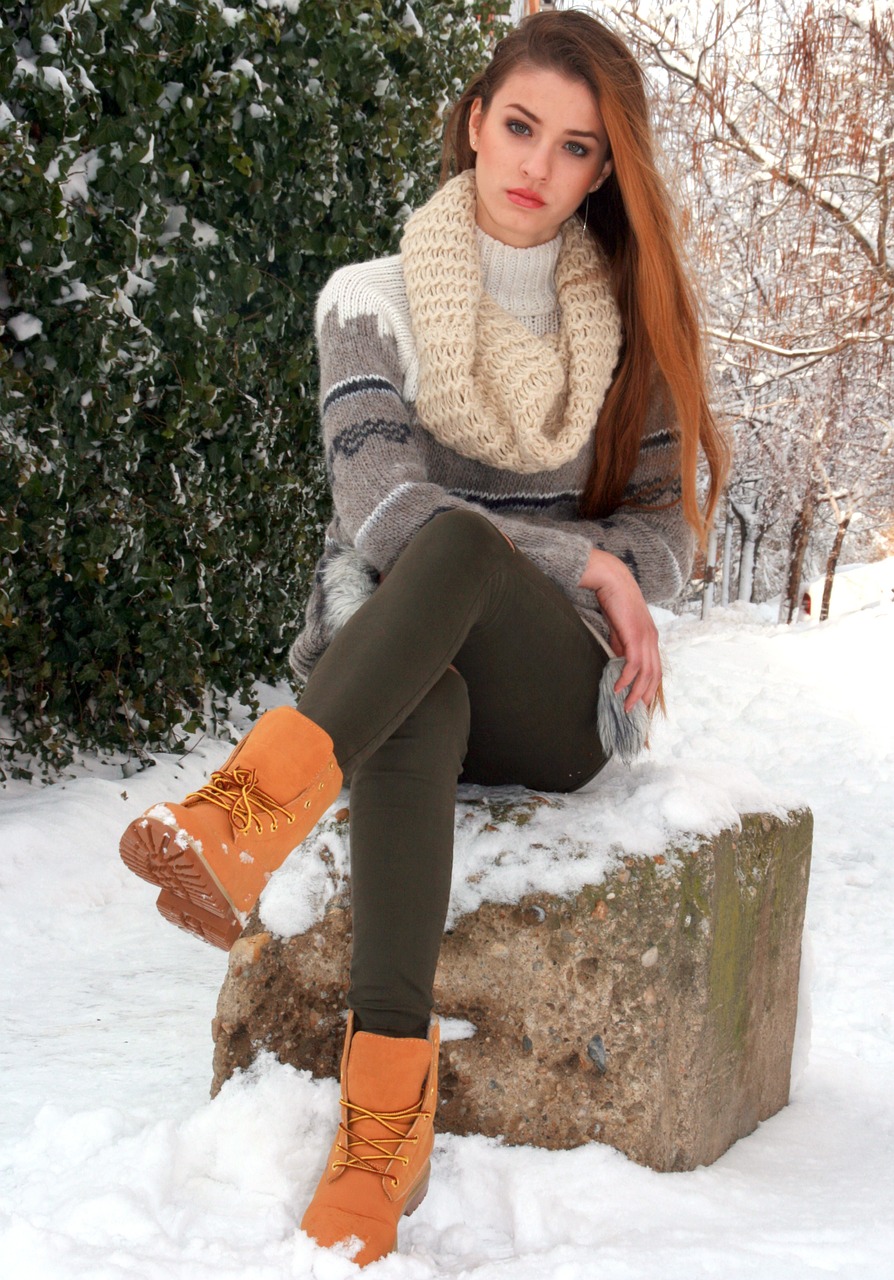 girl winter snow free photo