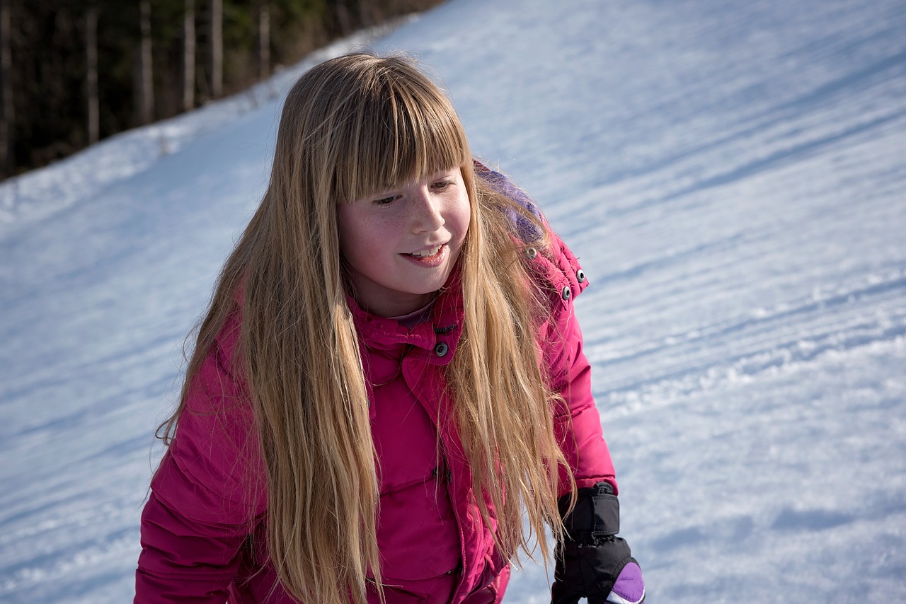 girl blond long hair free photo